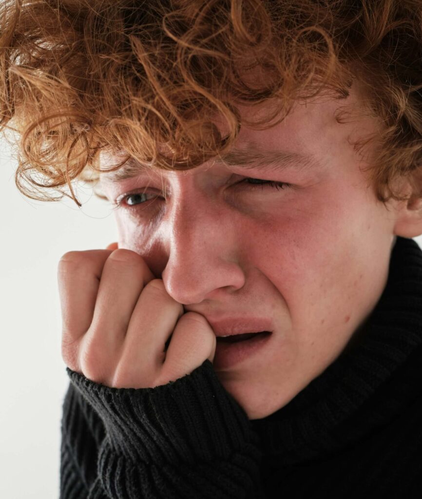 a man with depression