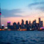 A stylized toronto skyline