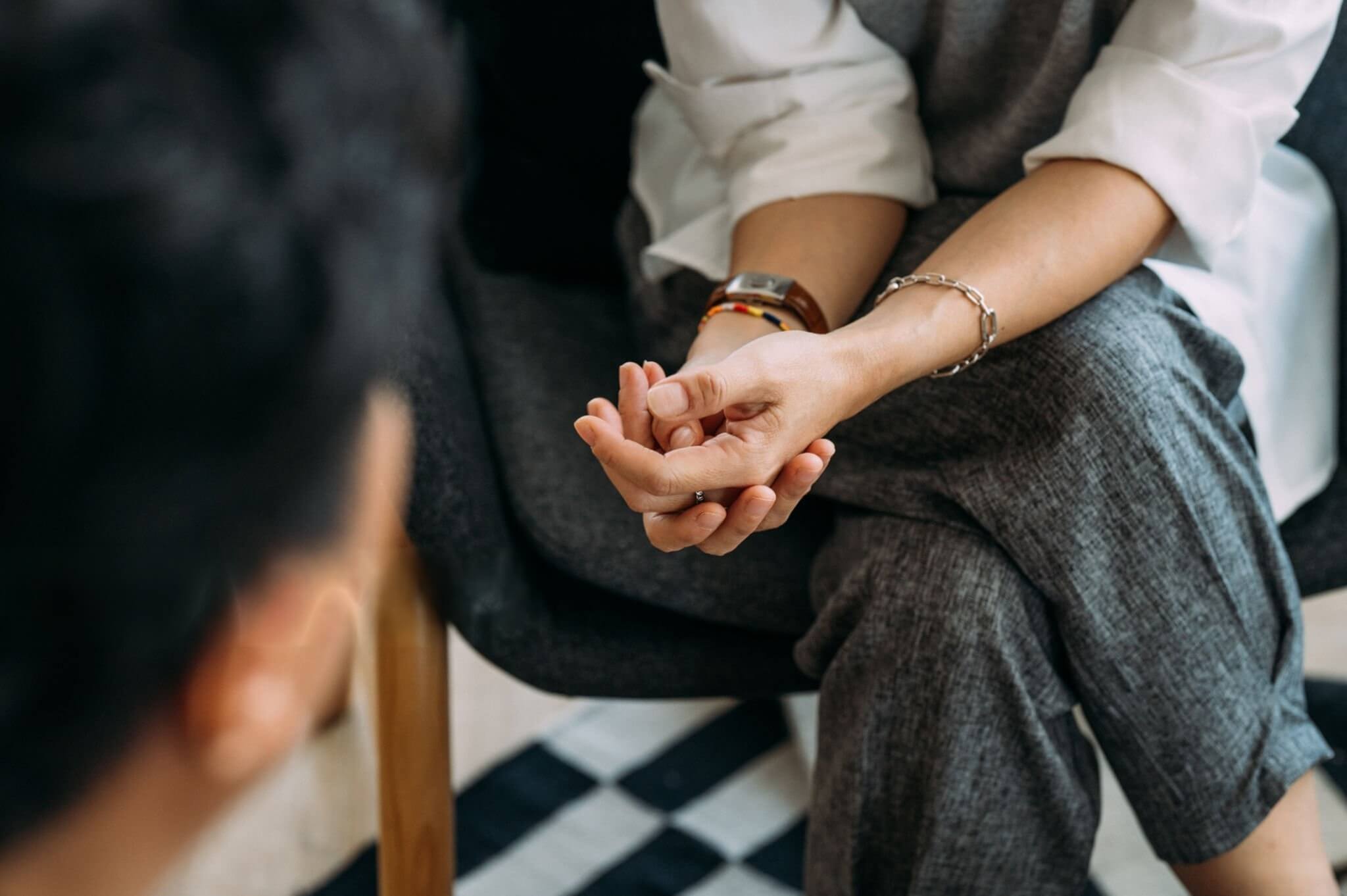 counseling meeting with therapist